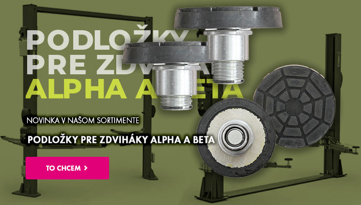 startbanner - podlozky pro zvedáky alpha a beta